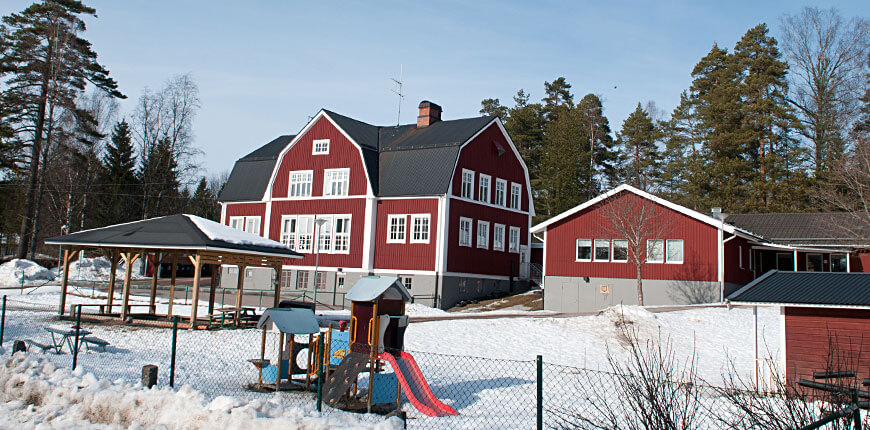 Robertsholms förskola en vinterdag