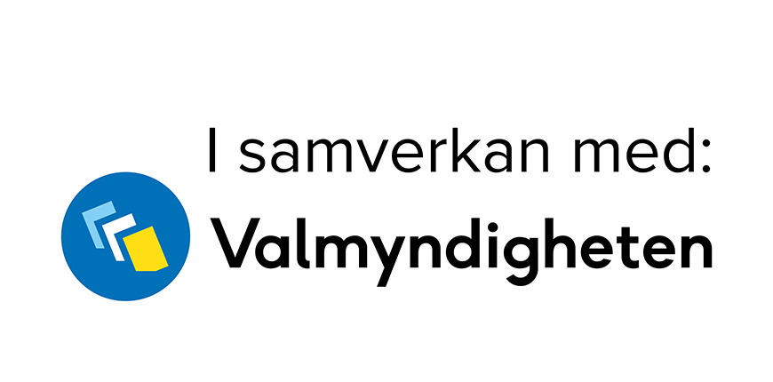 I samverkan med valmyndigheten